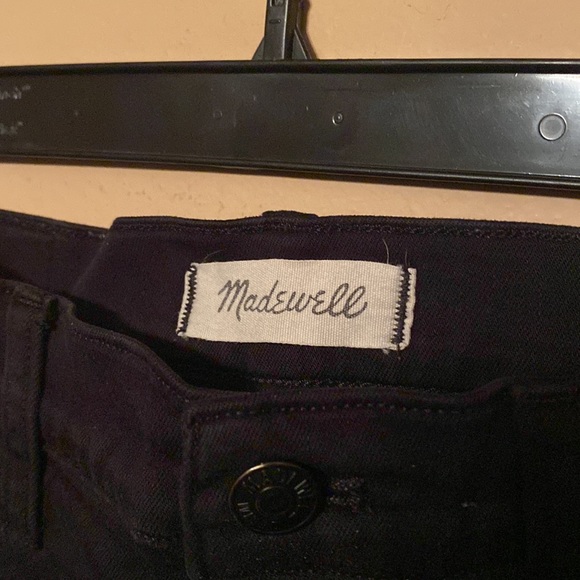 Madewell 10" High Rise Skinny Black Pants - size 29 - Picture 4 of 4